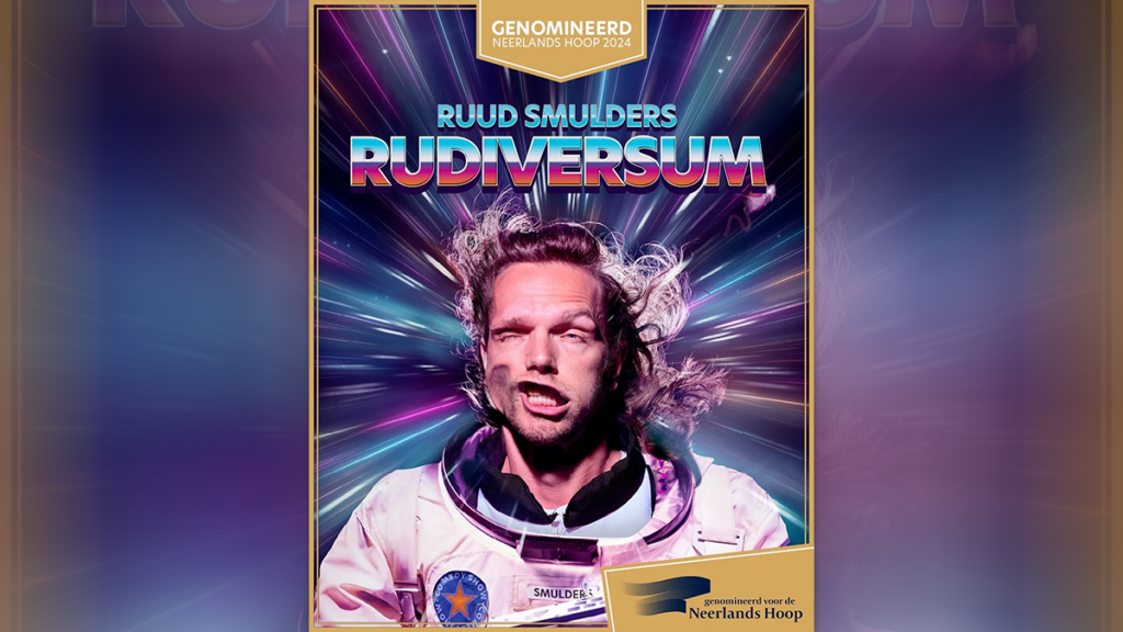 Komiek en cabaretier Ruud Smulders is met zijn voorstelling RUDIVERSUM genomineerd voor de Neerlands Hoop Cabaretprijs.