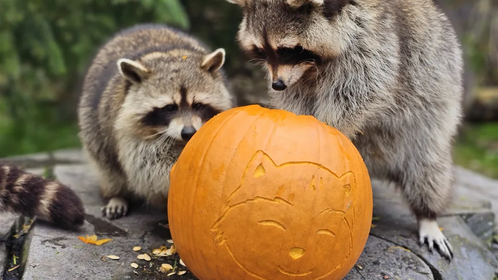 Slagharen schenkt Halloween-pompoenen aan Wildlands