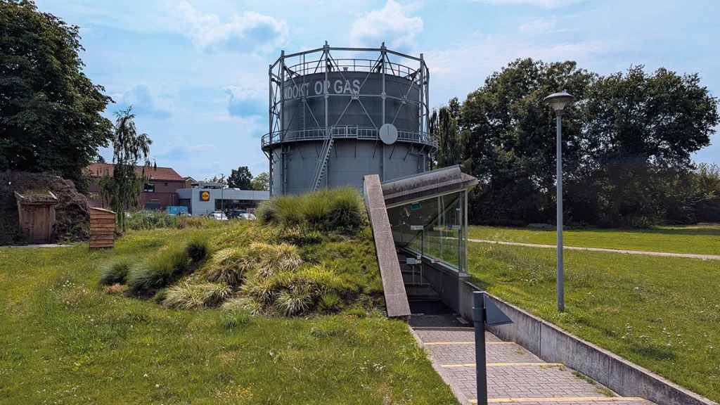 Gashouder Dedemsvaart van het gas af Gashouder Dedemsvaart van het gas af