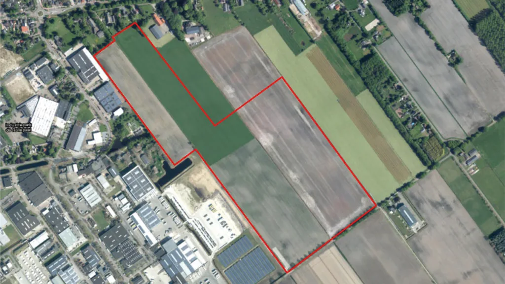 Uitbreiding bedrijventerrein Rollepaal ter inzage