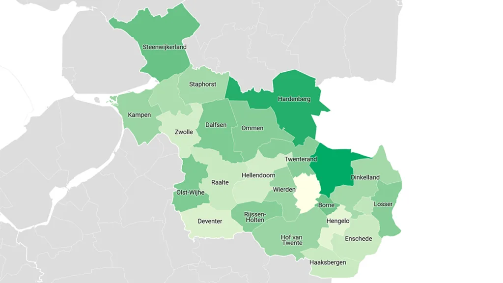 Huishoudens Hardenberg Sterke Energiebespaarders in Overijssel