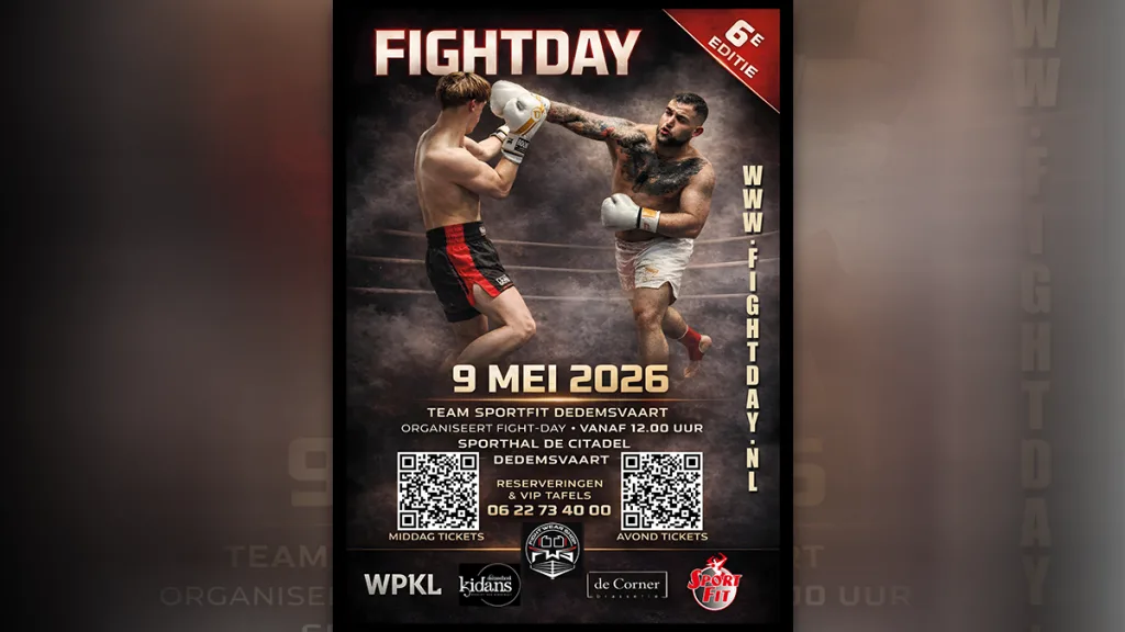 Spektakel in Dedemsvaart: FIGHTDAY 6 in de Citadel Spektakel in Dedemsvaart: FIGHTDAY 6 in de Citadel
